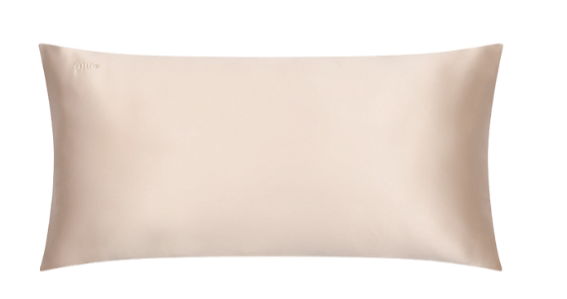 beiges Seidenkissenbezug aus Maulbeerseide