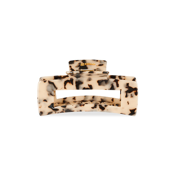 Unsere 10,5 cm Haarklammer aus Bio Acetat im Tortoise-Muster in braun-beige