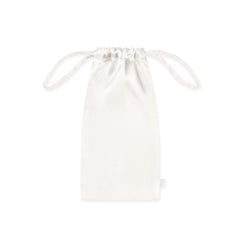 Reisebeutel in weiß aus Seide für den Kissen Bezüg.